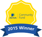 Aviva Community Fund winner badge 2015